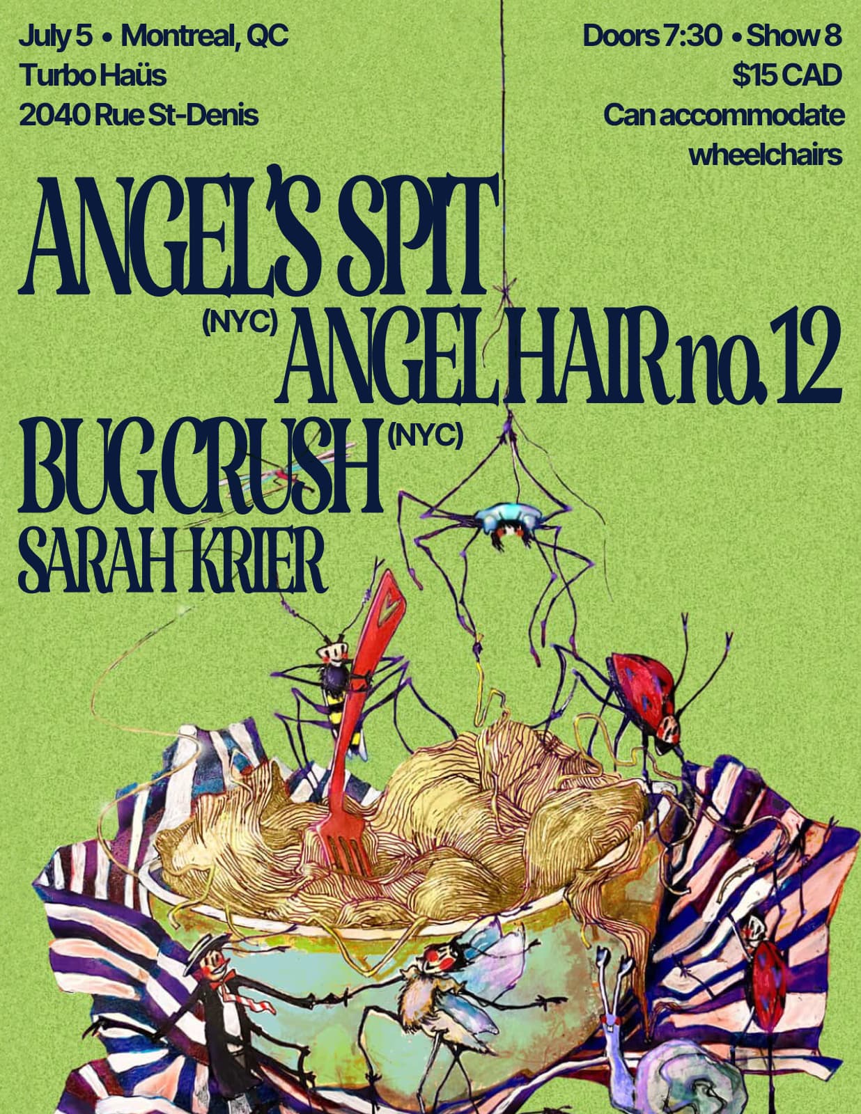 Angel's Spit + Angel Hair no.12 + Bug Crush + Sarah Krier