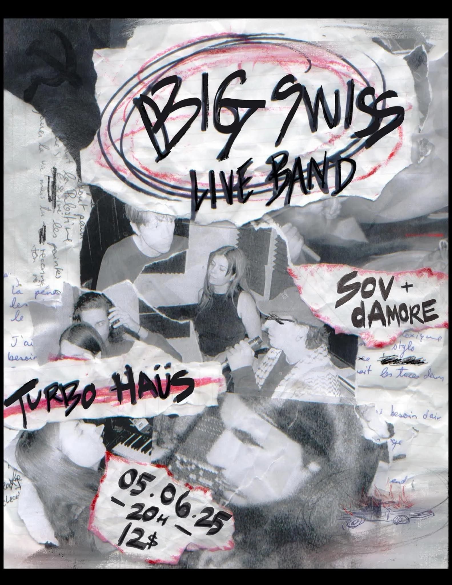 Big Swiss Live Band + SOV + dAmore