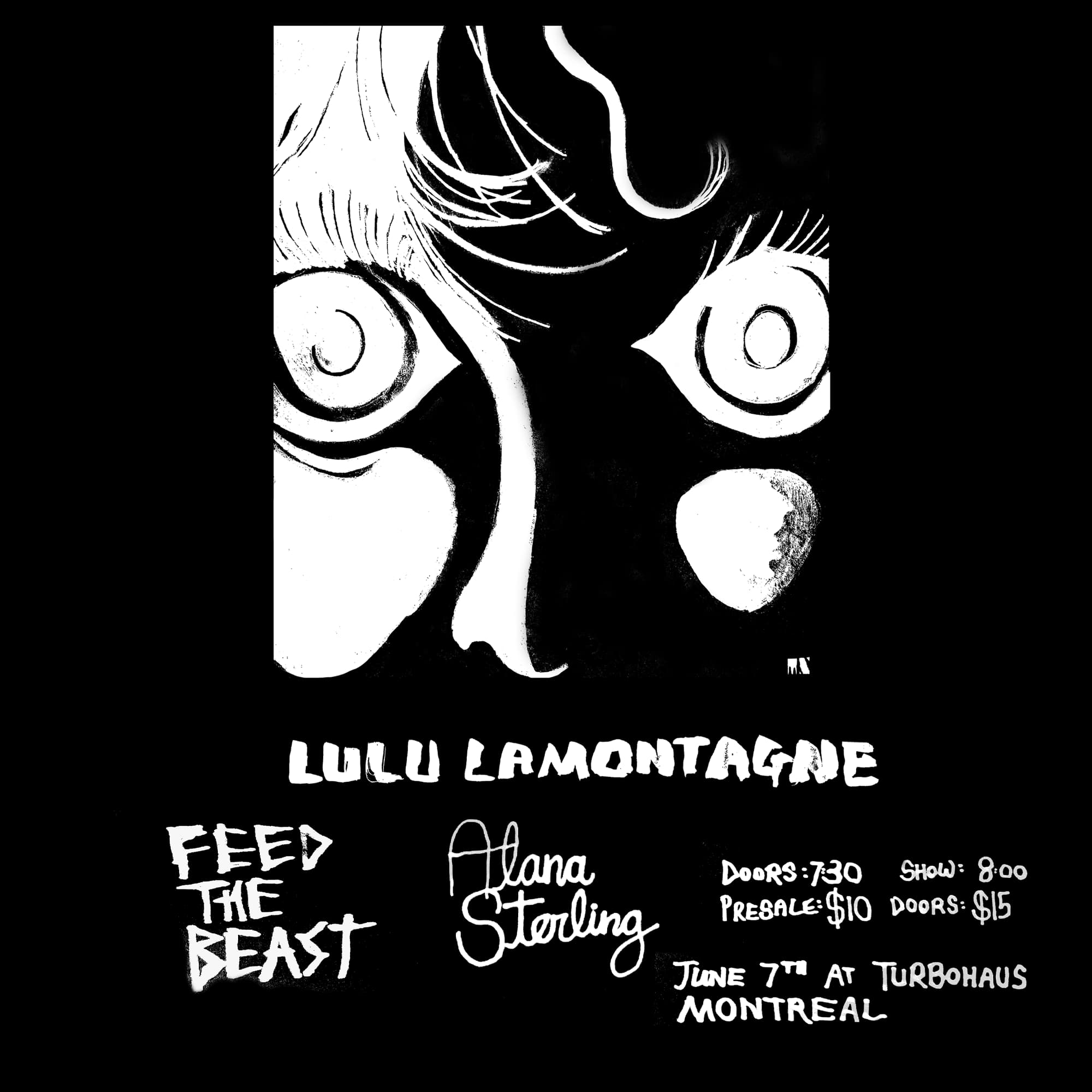 LULU LAMONTAGNE + FEED THE BEAST + ALANNA STERLING