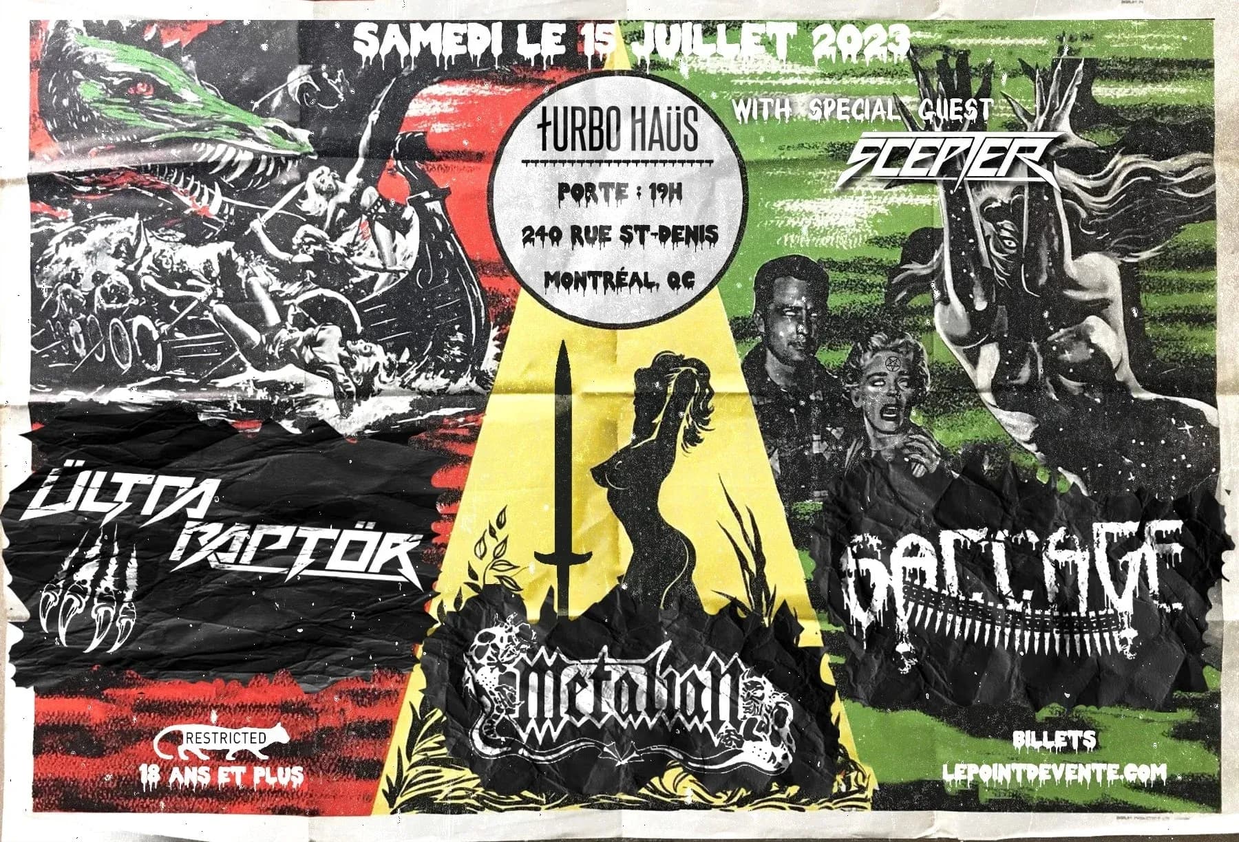 Metalian + Saccage + Ültra Raptör + the Scepter 
