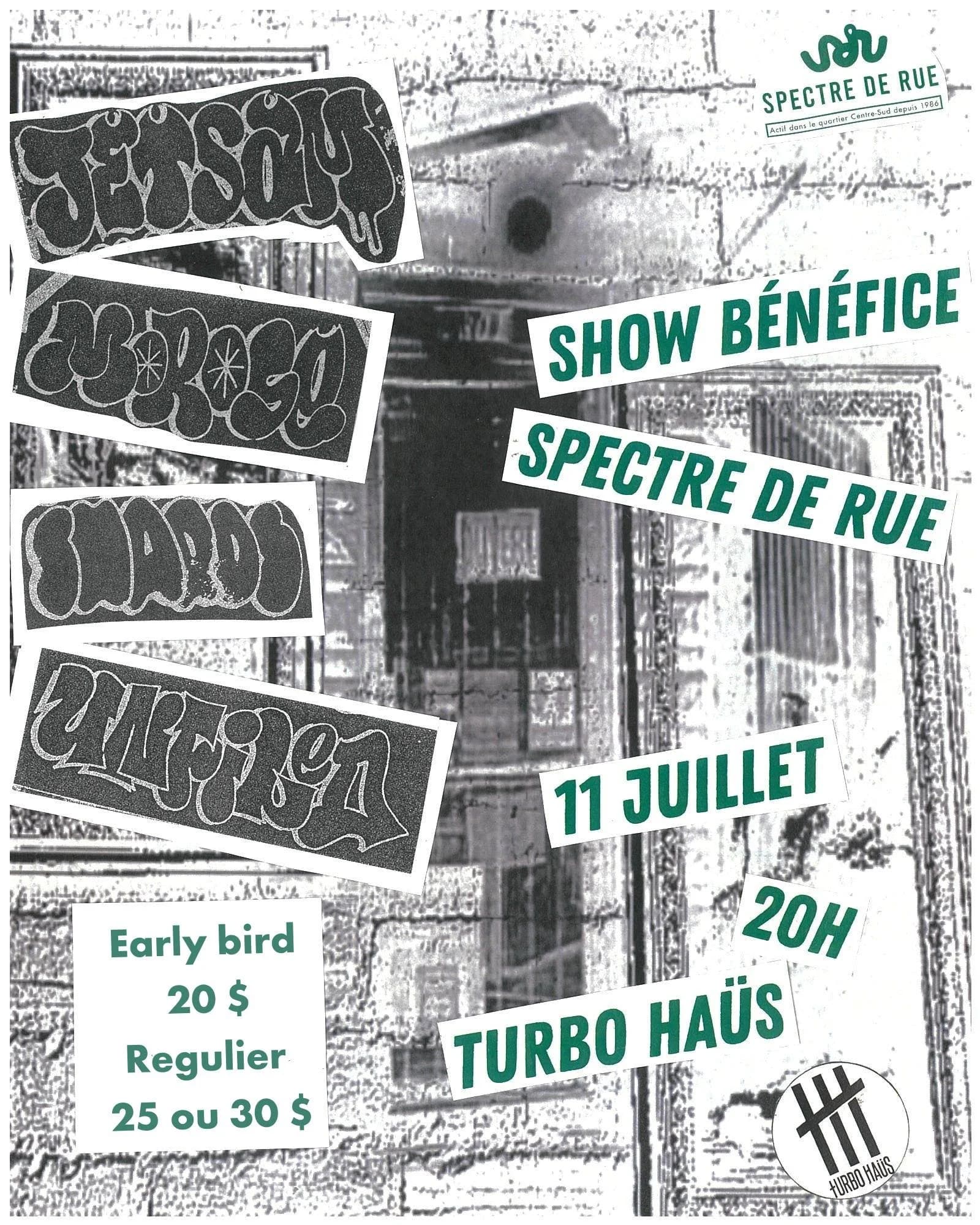 Show Bénéfice - Spectre de Rue