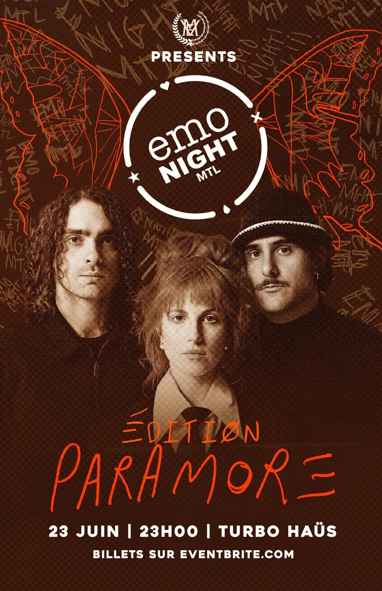 Soirée "Emo Night" - Édition "Paramore"