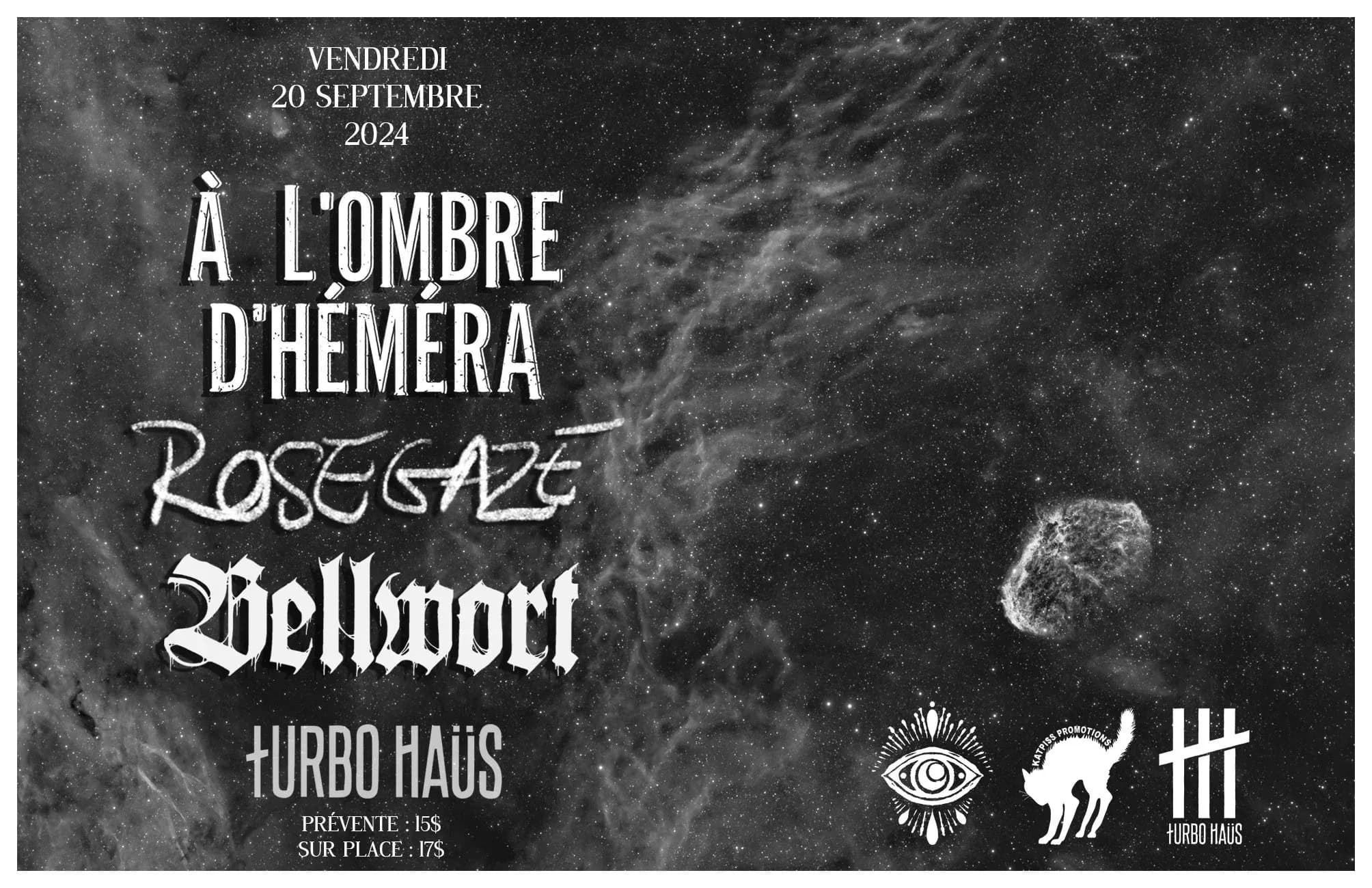 À L'Ombre D'Héméra + Rosegaze + Bellwort