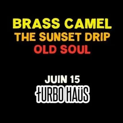 Brass Camel + The Sunset Drip + Old Soul