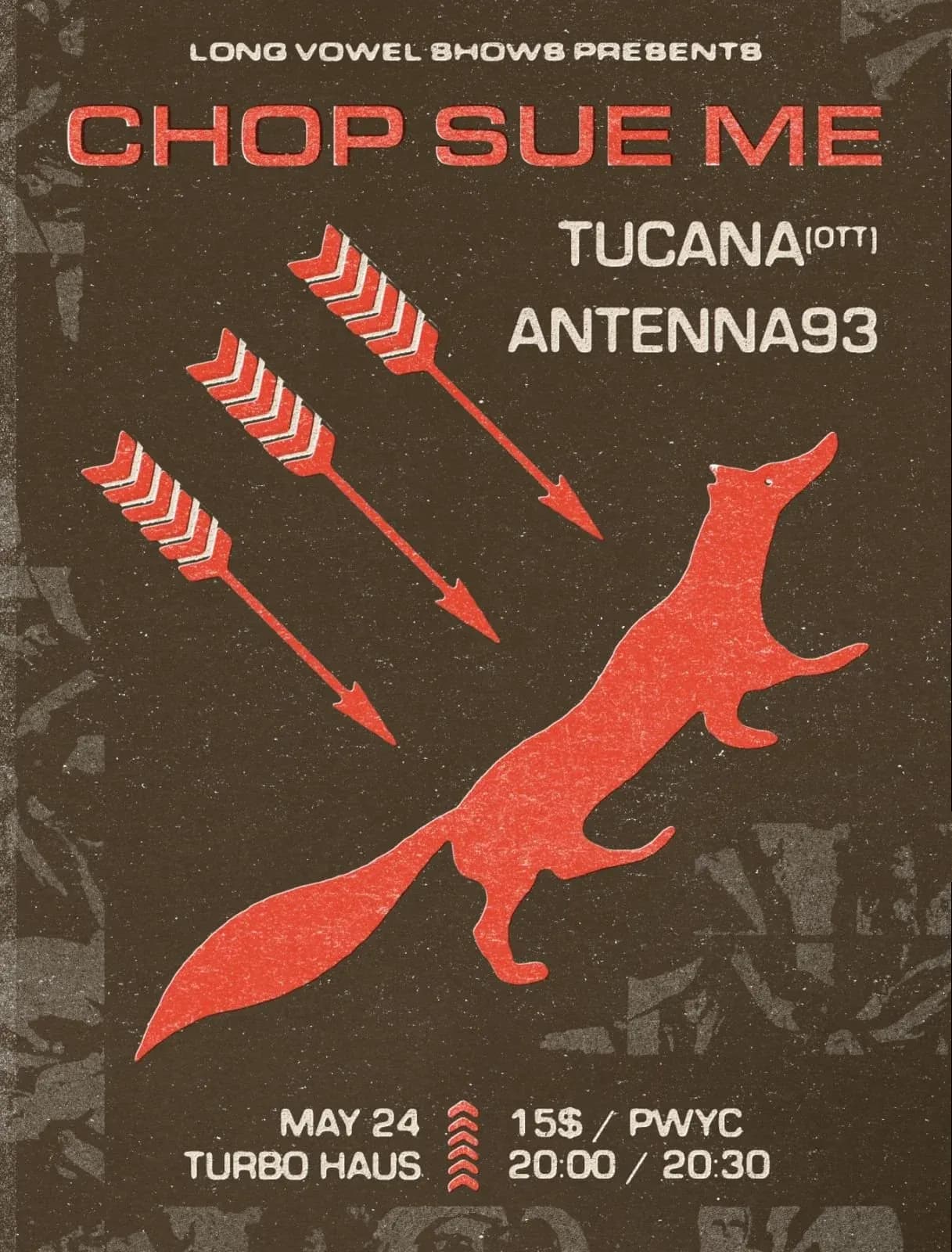Chop Sue Me + Tucana + Antenna93