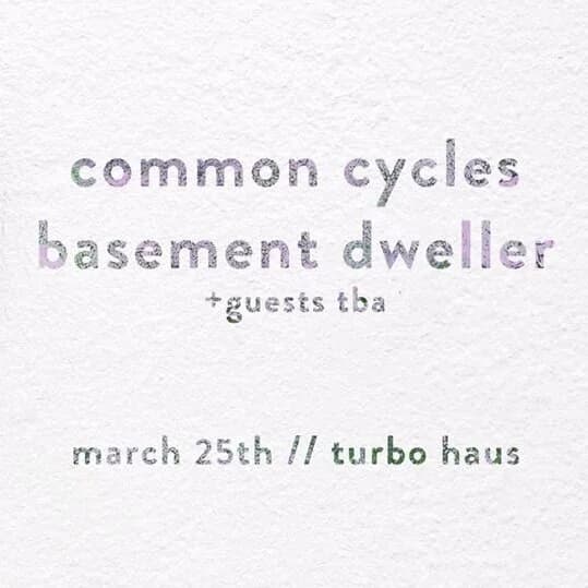 Common Cycles, Basement Dweller + guests