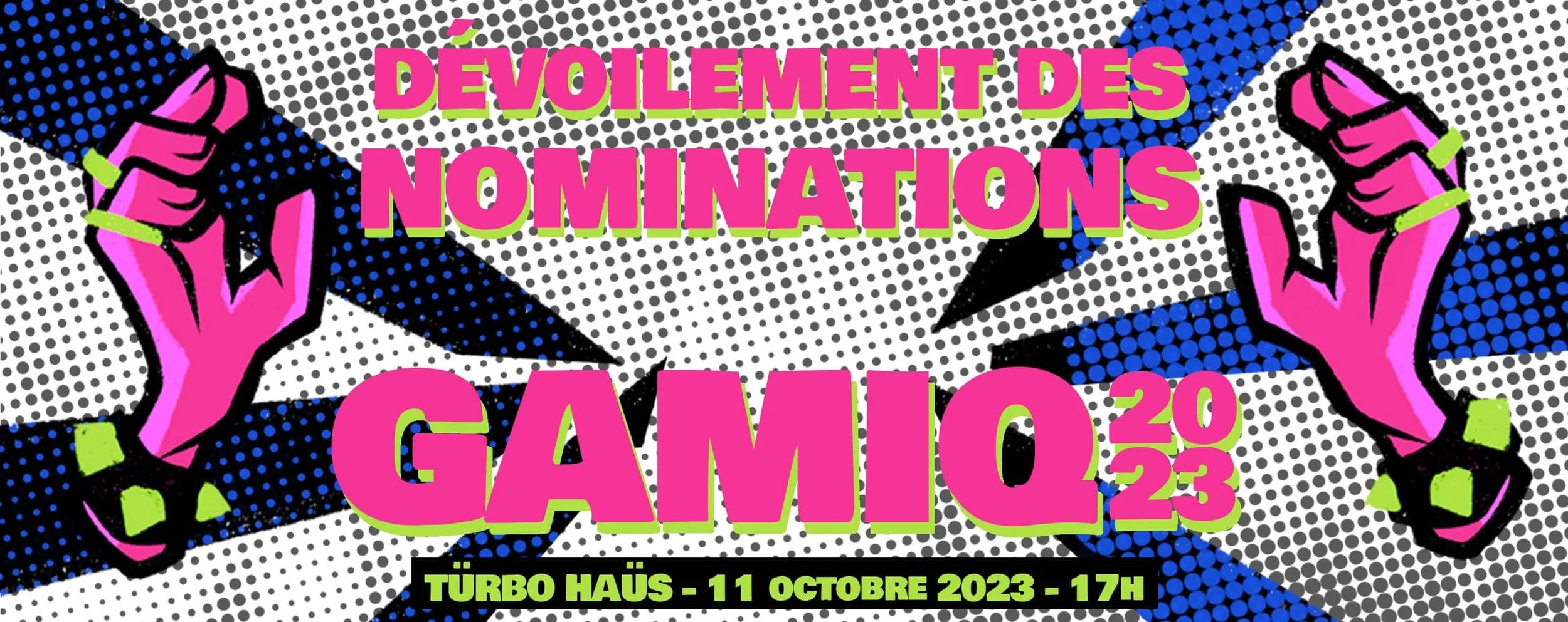 Dévoilement des nominations - GAMIQ 2023