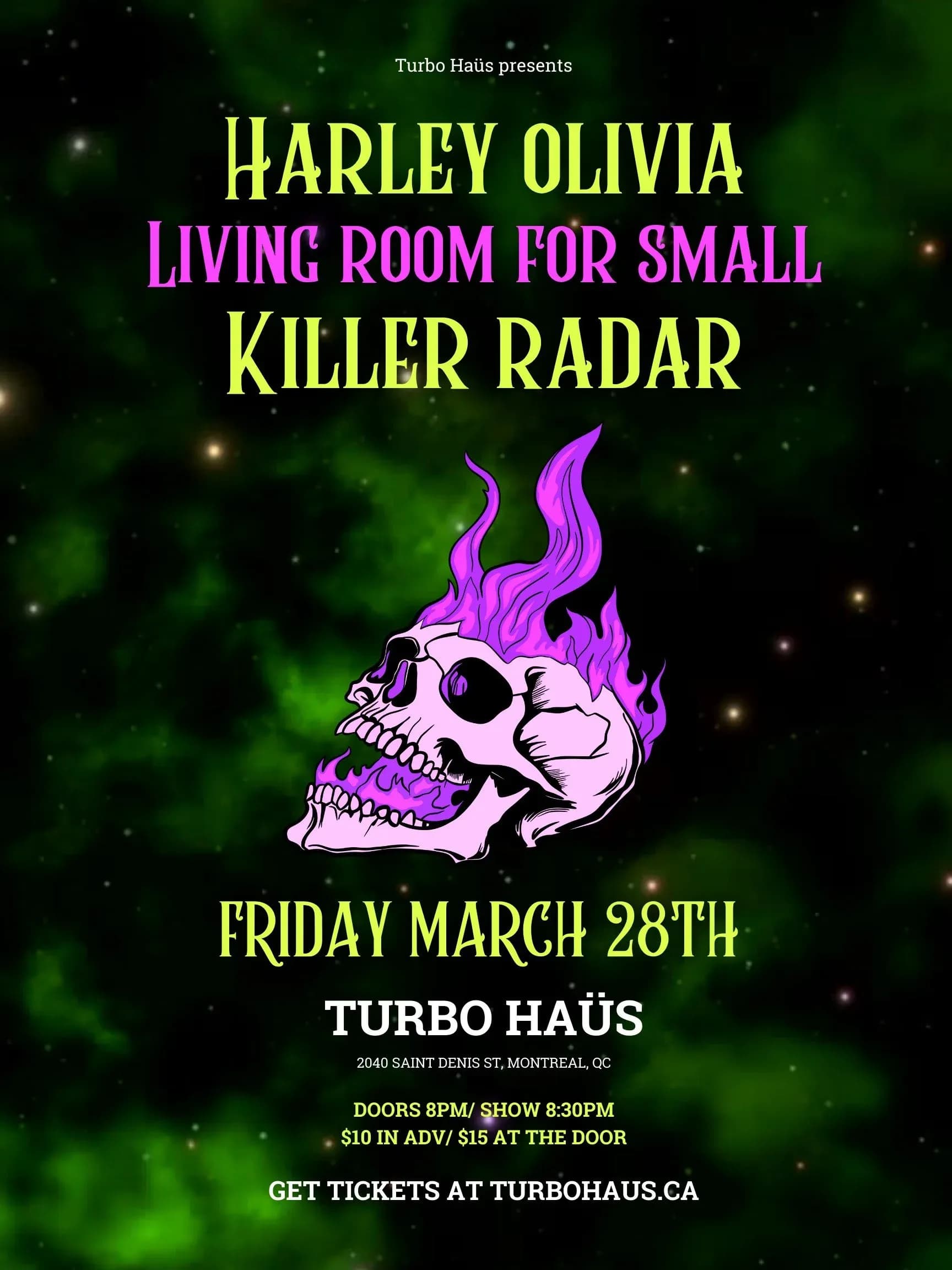 Harley Olivia + Living Room for Small + Killer Radar
