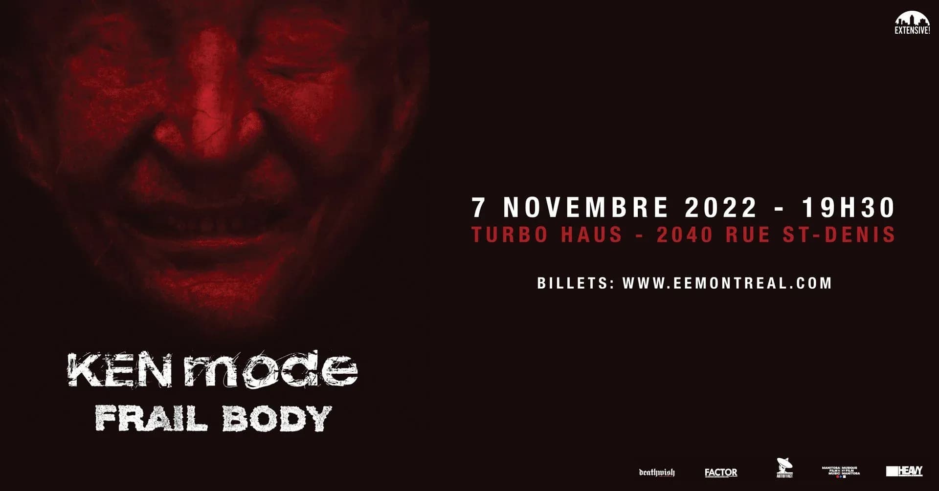 Ken Mode + Frail Body + invités