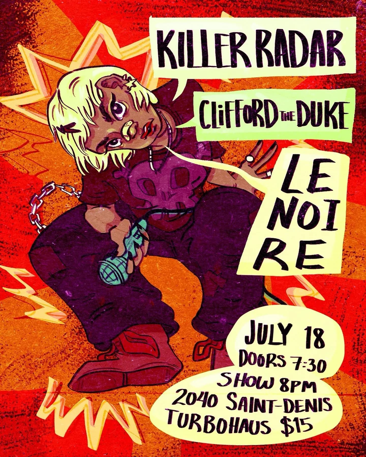 Killer Radar + Clifford The Duke + Lenoire