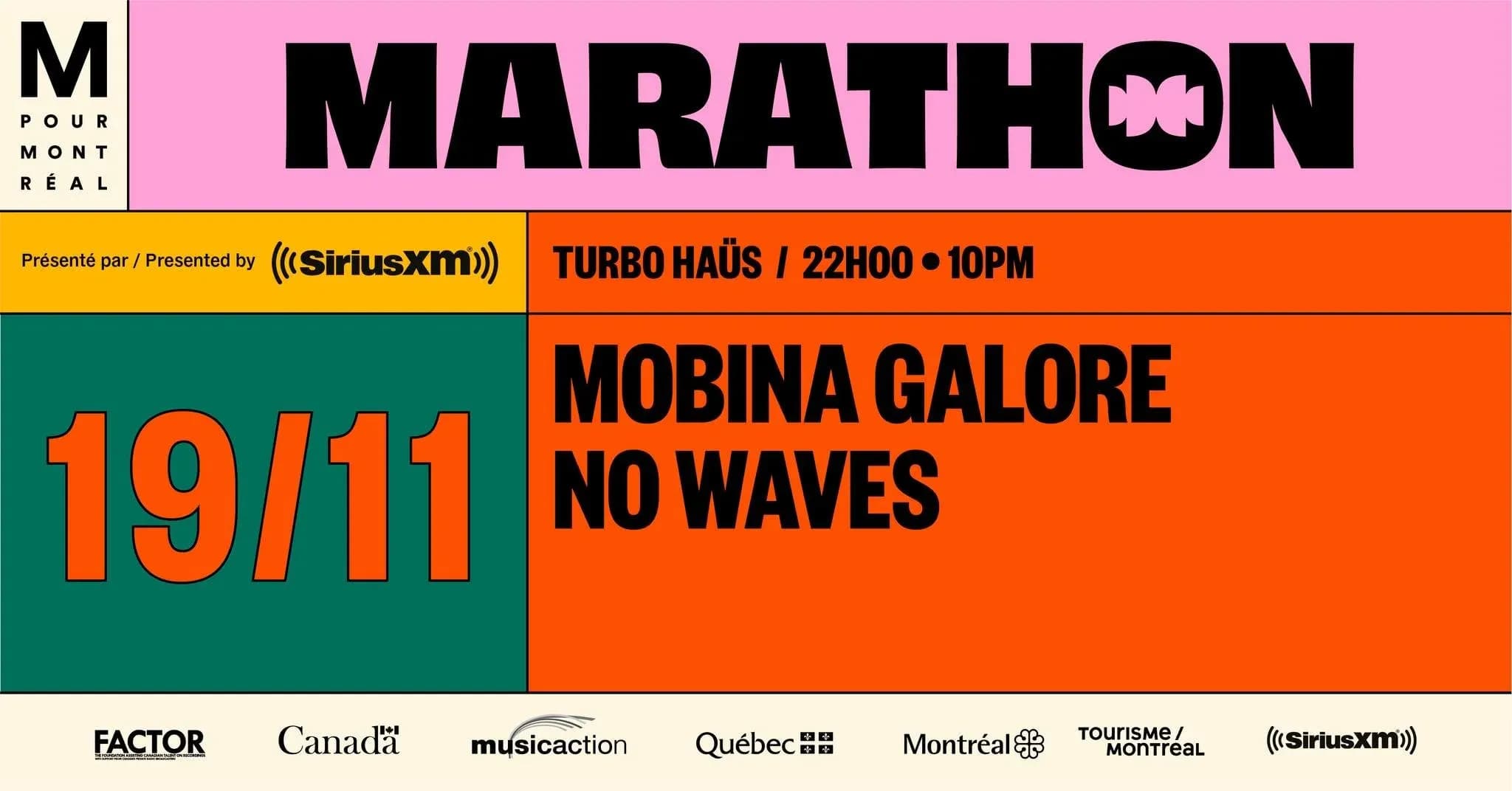 MARATHON présente // Mobina Galore + No Waves