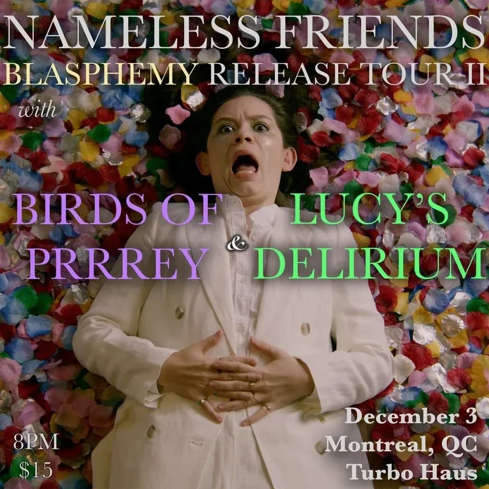 Nameless Friends + Birds of Prrrey + Lucy's Delirium