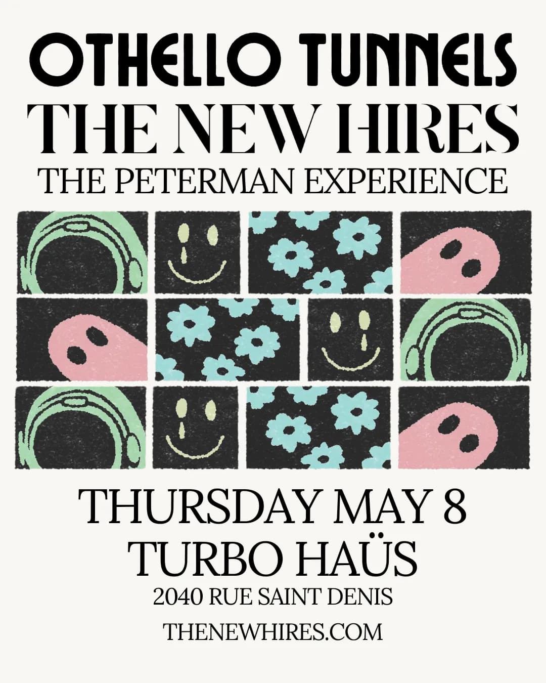 Othello Tunnels + The New Hires + The Peterman Experience