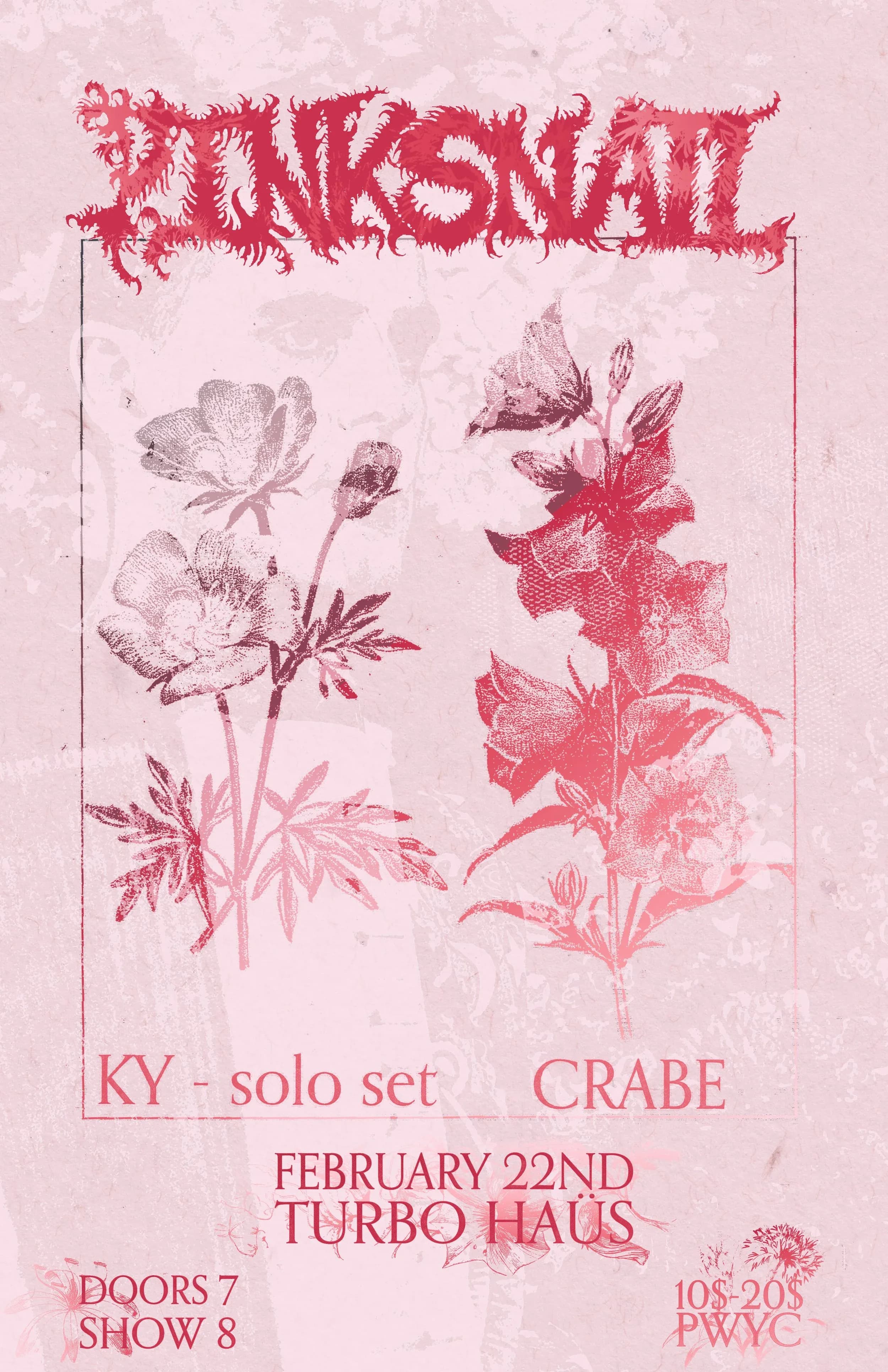 Pink Snail + CRABE + KY
