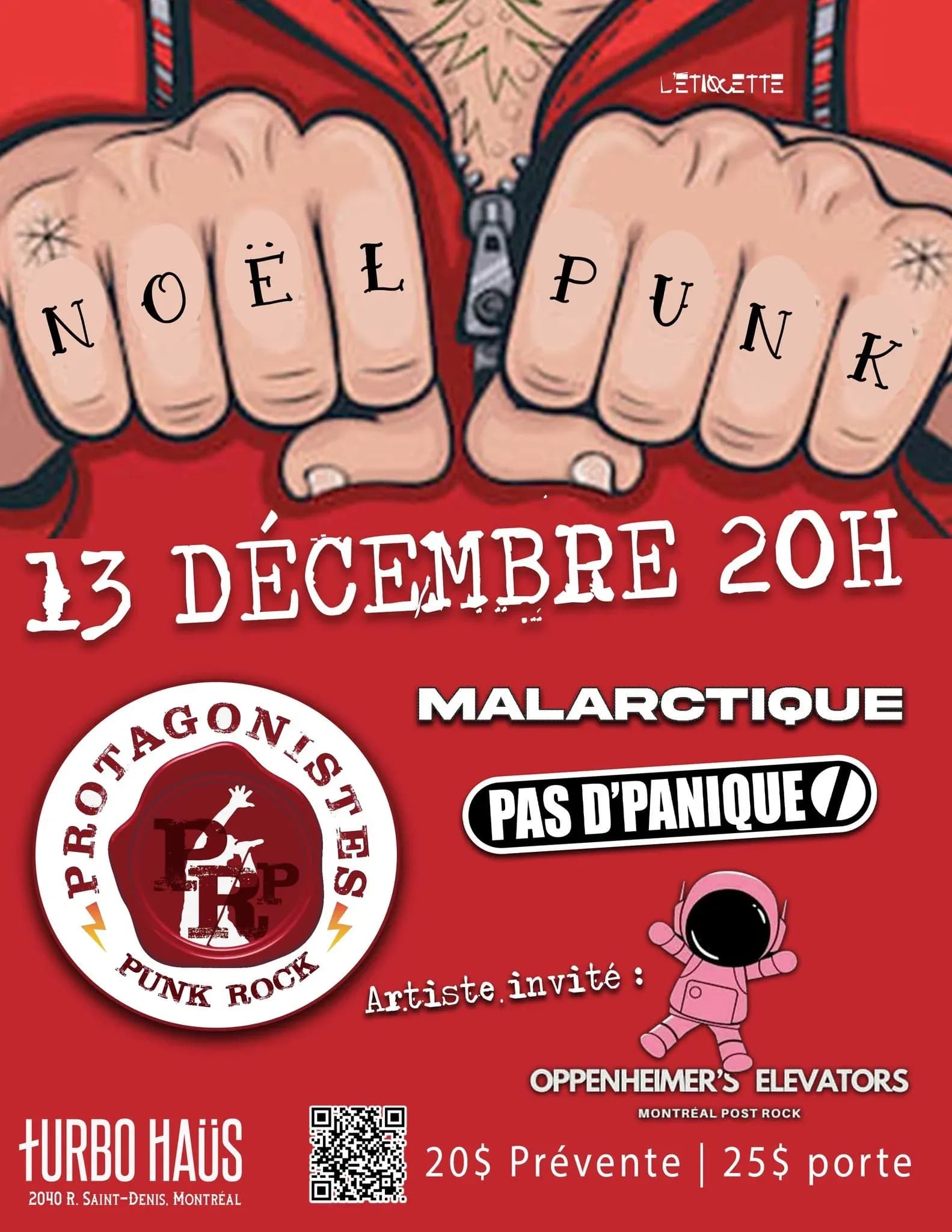 Protagonistes + Malarctique + Pas d'panique + Oppenheimer's Elevators