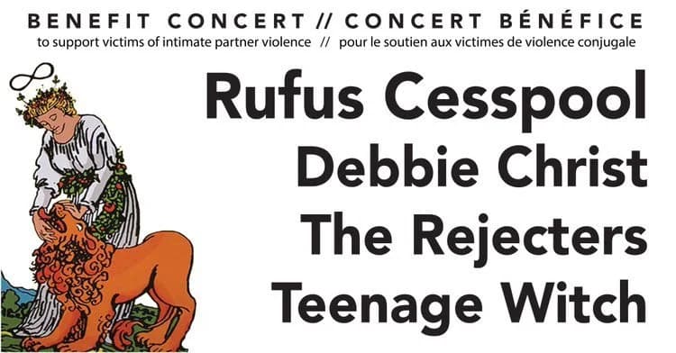 Rufus Cesspool + Debbie Christ + The Rejecters + Teenage Witch