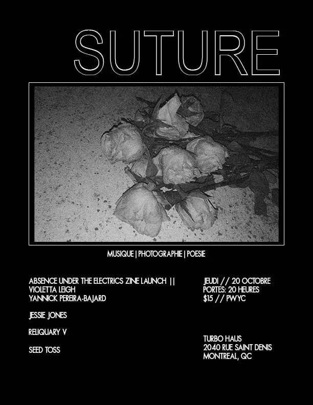 Suture - Poésie/Poetry - Visuel/Visual - Musique/Music