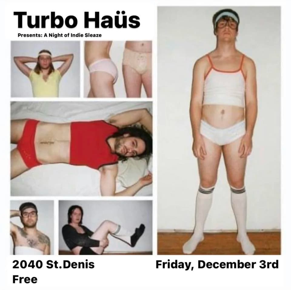 Turbo Haüs Presents: A Night of Indie Sleaze