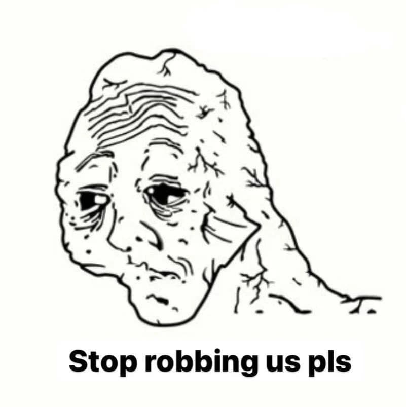 ‘’We were robbed 4 times” Pity Party.